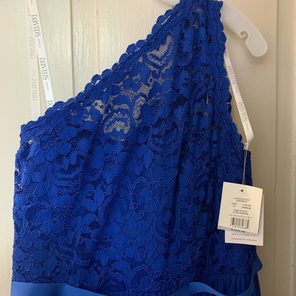 David’s Bridal bridesmaid dress - Cobalt Blue - Picture 2 of 3